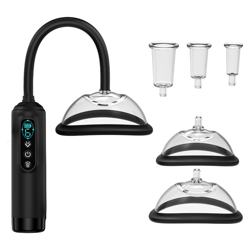 Breast Pump - LCD 푸시 펌프 니플 흡입기 진동기