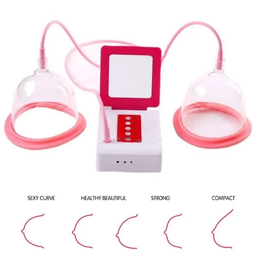 Breast Pump - 전기 가슴 마사지 장치 확대 진공