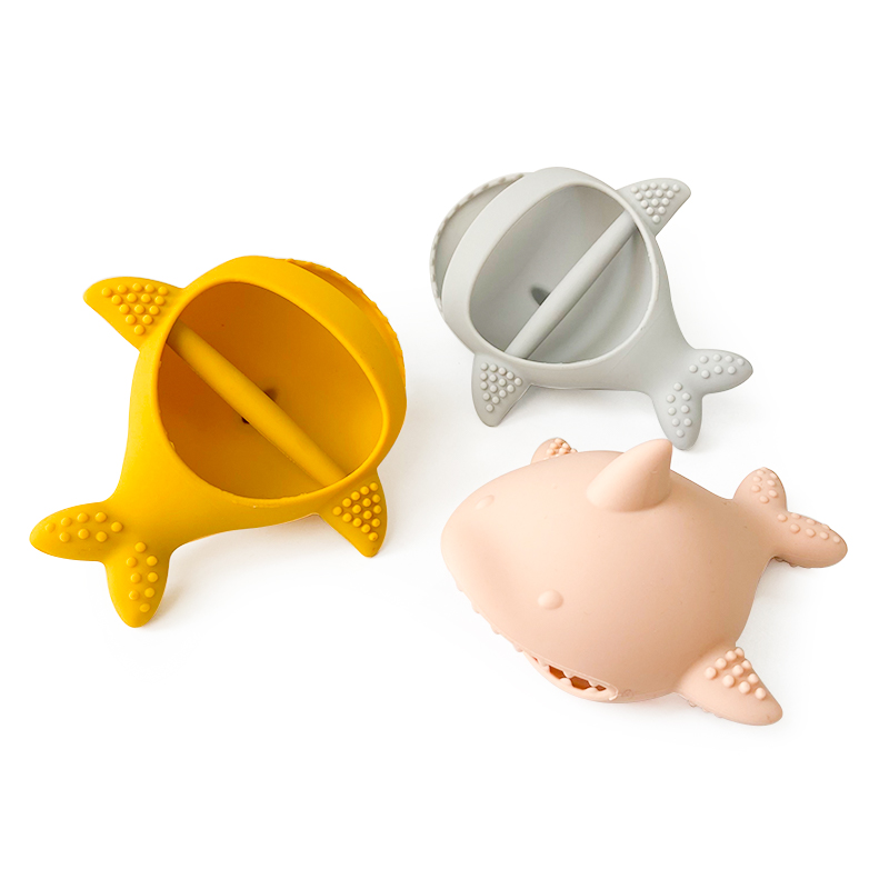 1pcs 실리콘 상어 아기 팔찌 치아발육기 설치류 치아 - Baby Products Photos 리뷰 및 가격