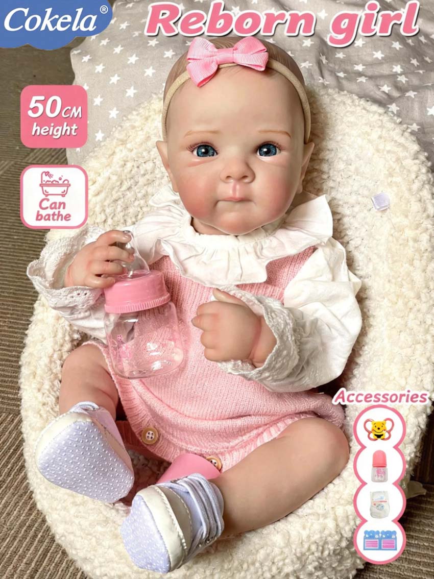 코켈라 20인치 / 50cm 리얼 베이비돌 리얼 소프트 - Baby Products Drawing 리뷰 및 가격