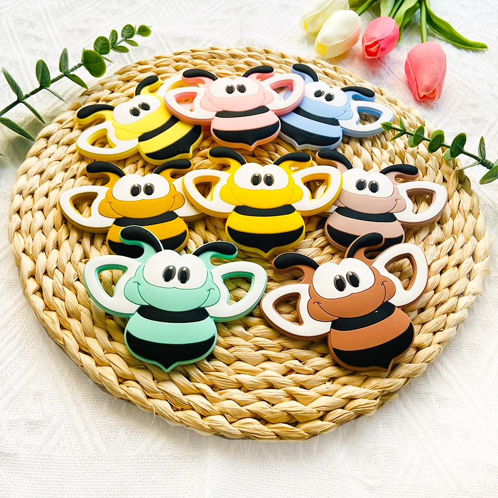 1개 만화 동물 꿀벌 실리콘 치발기 아기 설치류 치아  - Baby Products Photos 리뷰 및 가격