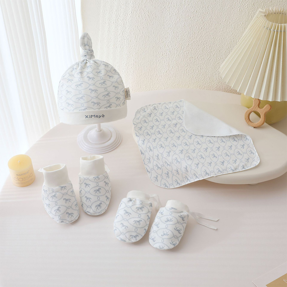 신생아 남아&여아 모자 장갑 양말 손수건 4종 세트 아 - Baby Products Korean 리뷰 및 가격
