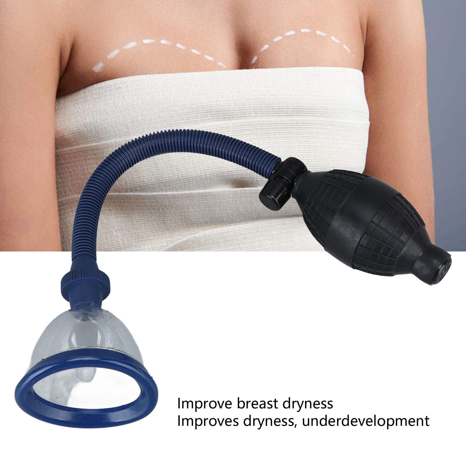 가슴 진공 부항 펌프 가슴 진공 부항 컵 마사지 처짐  - Breast Pump 리뷰 및 가격