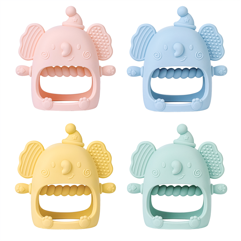 1PC 실리콘 Teether 아기 장난감 만화 Elep - Baby Products You Need 리뷰 및 가격